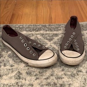 Grey converse